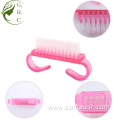 Finger nail brush cleaning